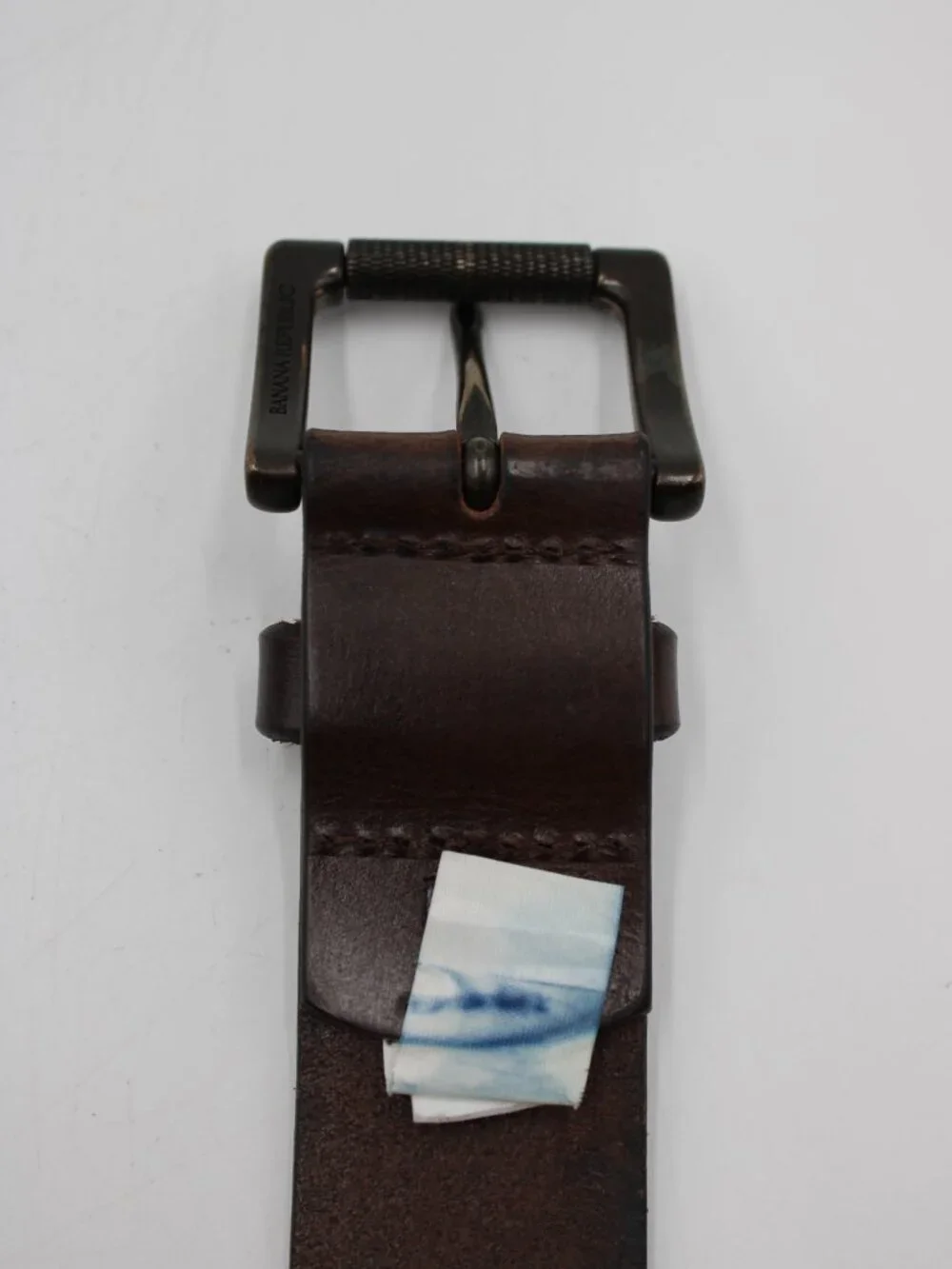 Banana Republic Brown Genuine Buffalo Leather Belt Mens Size 36 1.5